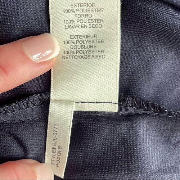 Eliza J Lace Asymmetric Cocktail Dress Navy Size 6 - Picture 11 of 12